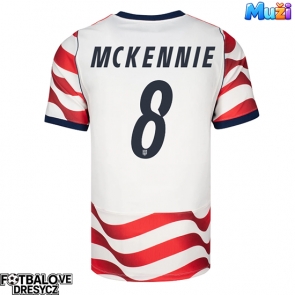 Spojené státy Weston McKennie #8 Domácí Dres MS 2026 Krátký Rukáv